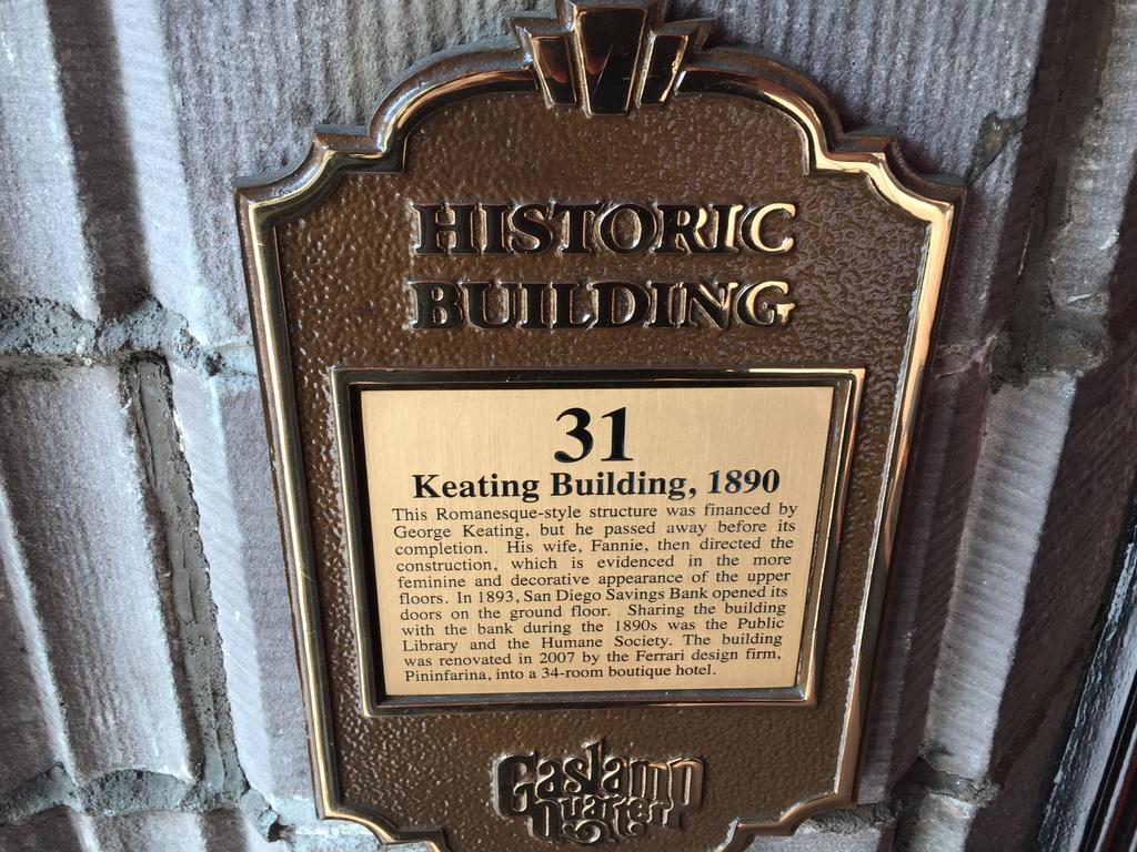 The Keating Hotel By Pininfarina San Diego Exterior foto